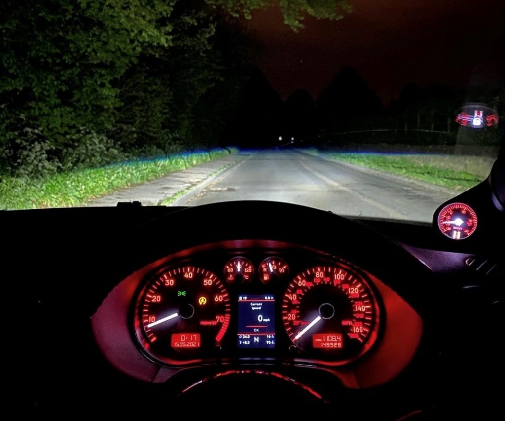 Audi S3 8L Bi LED Headlights Black Chrome EM Tuning