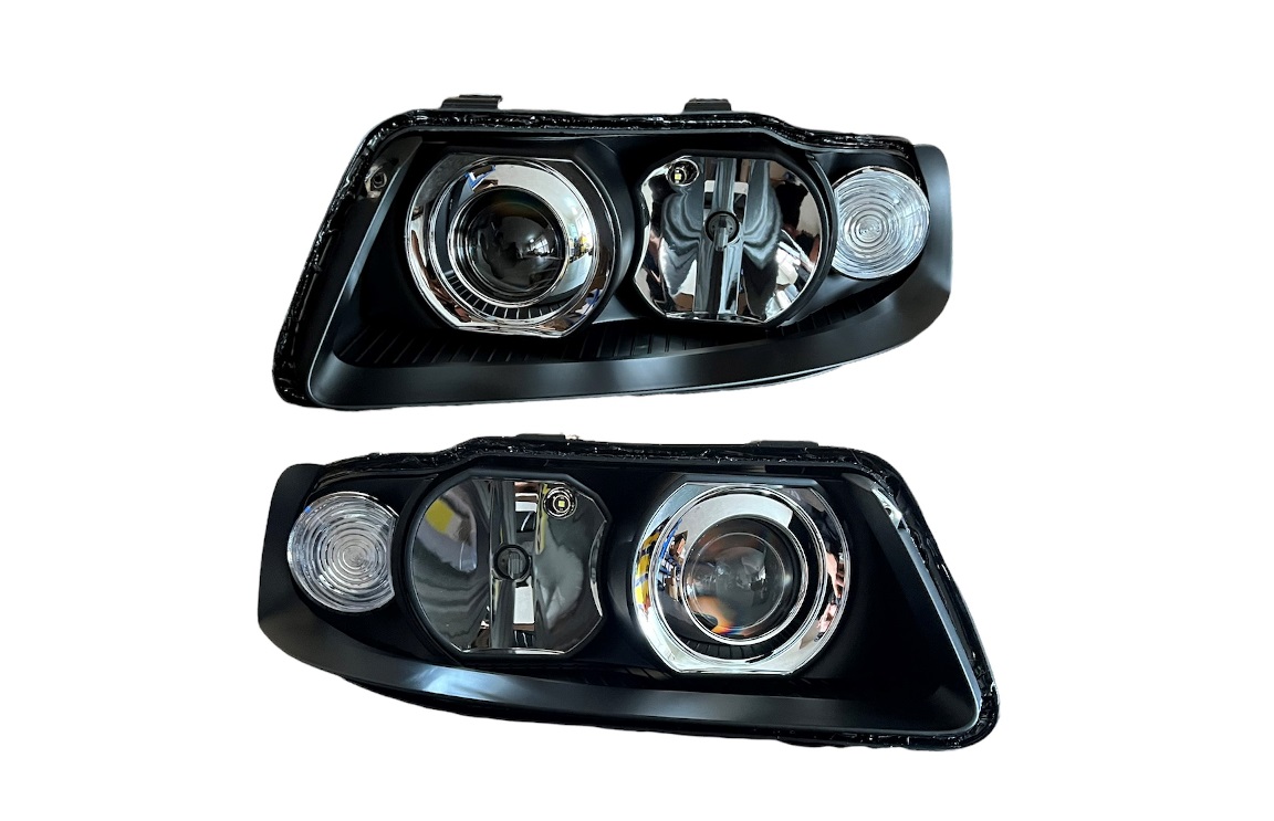 Audi S3 8L Bi LED Headlights – Black Chrome