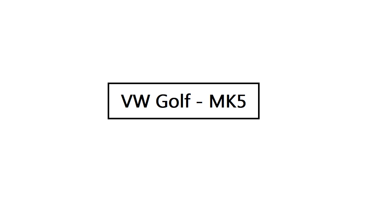 Golf MK5 LED Interior Kit